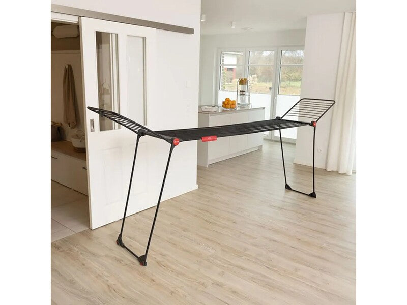 Vileda Wäschetrockner Infinity Flex Ultimate 30m Leinenlänge schwarz 122x50cm - 4023103254954