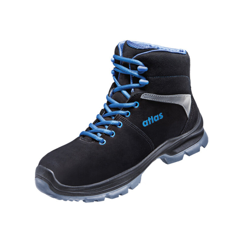 Atlas Sicherheitsschuh SL 80 ESD S2 knöchelhoch schwarz royalblau Größe 43 - 4043692274089
