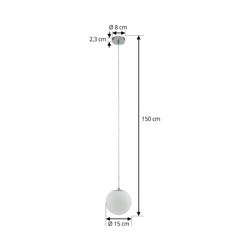 Lucande Hängelampe Hängeleuchte Bidolo LED Pendelleuchte dimmbar chromfarben - 4251911776355