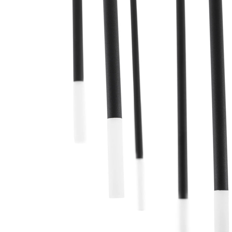 Deckenleuchte Lucande Ariadne LED Lampe 20-flammig schwarz Ø57cm elegant modern - 4255830906664