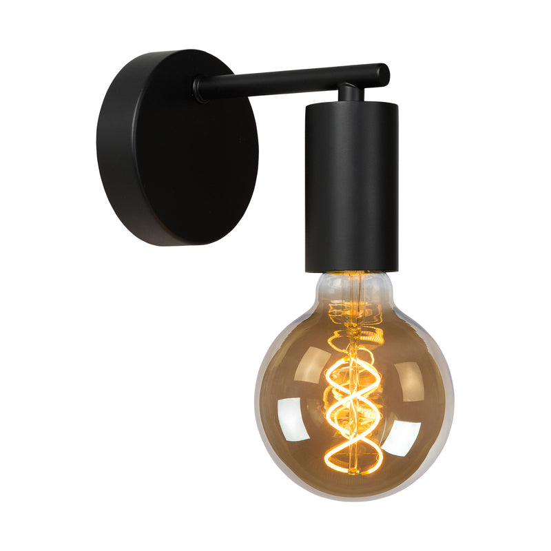 Lucide Wandleuchte Leanne LED Wandlampe dimmbar schwarz Metall 10 x 12 cm E27 - 5411212211088