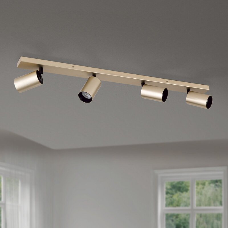 Orion Strahler Sean Deckenlampe Deckenlicht 4-flg. goldfarben Metall schwenkbar - 9003090277681