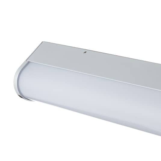 Helestra Wandleuchte Wandlampe LED Ponto IP44 weiß chrom 90cm Badezimmer Lampe - 4022671104821