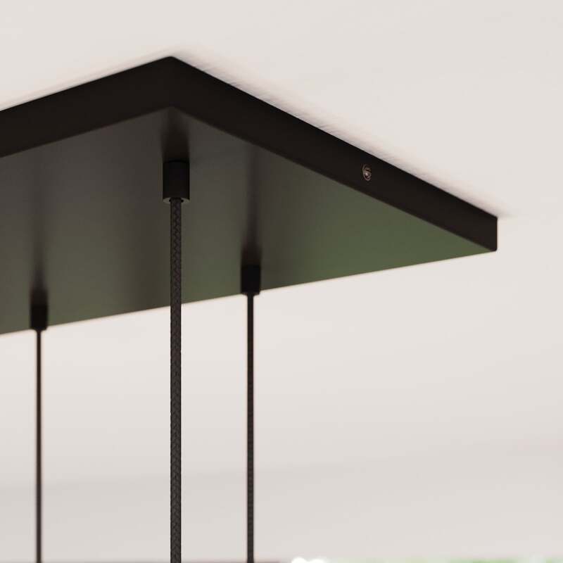 TK Lighting Hängeleuchte Cubus 68cm 8-flammig LED Pendelleuchte dimmbar braun - 5901780528348
