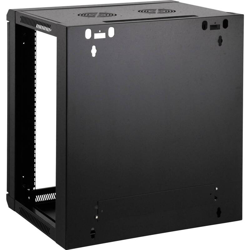 Intellinet Netzwerkschrank Rack Wandverteiler 19 Zoll Montie Schwarz 15HE - 0766623711982