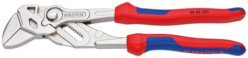 Knipex 86 05 250 Zangenschlüssel 250mm Zange Wasserpumpenzange SW 52mm - 4003773047841