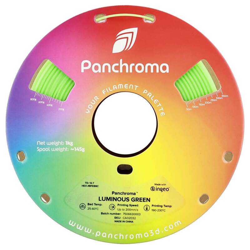 Polymaker Filament PLA Druckmaterial Panchroma Luminous CA02032 Grün 1000g - 6938936716082