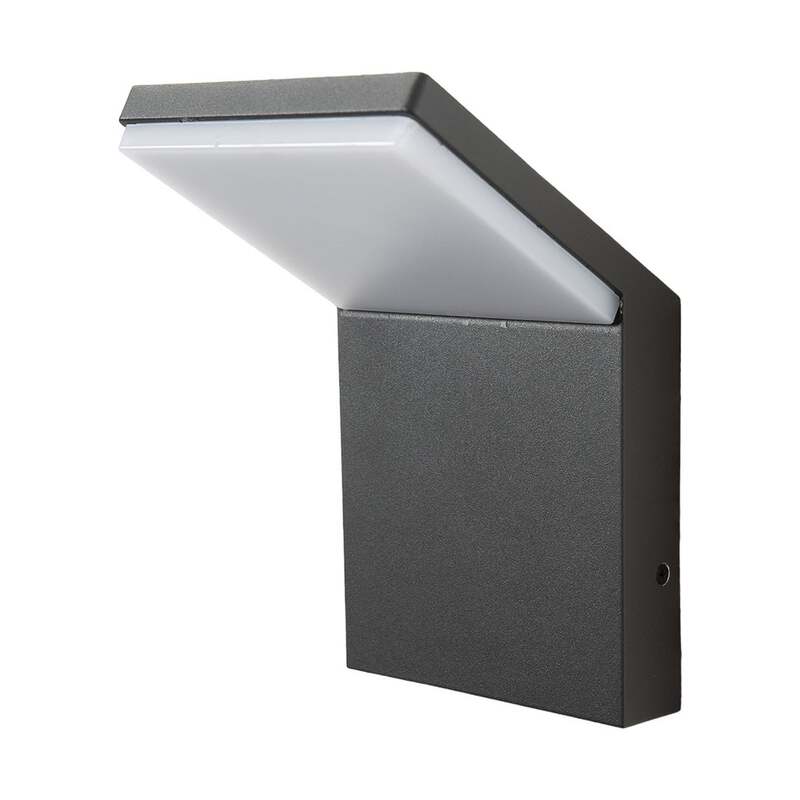 Lucande Außenwandleuchte Nevio LED Gartenleuchte anthrazit 3000K IP54 17cm - 6291106557053
