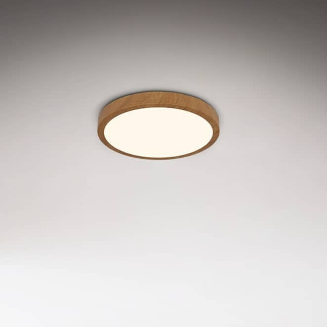Briloner Deckenleuchte Deckenlampe LED Wood Holzoptik warmweiß Leuchtmittel inkl - 4002707424116