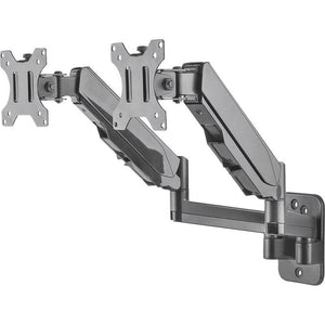 B-Ware Manhattan Monitor-Wandhalterung drehbar für 2 Displays 17-32 Zoll schwarz