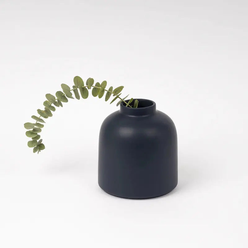 RAAWII Vase Omar dunkelblau Vase Blumenvase Tischvase Steingutvase Steingut - 5713865002496