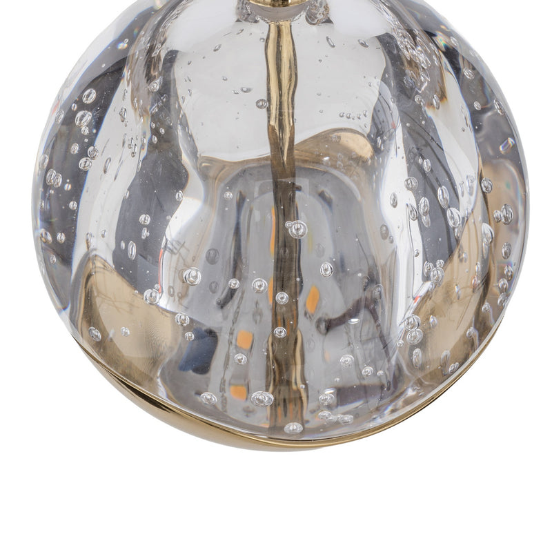 Lucande Hängelampe Hängeleuchte Hayley LED Pendelleuchte Lampe gold Ø40cm - 4251096583427