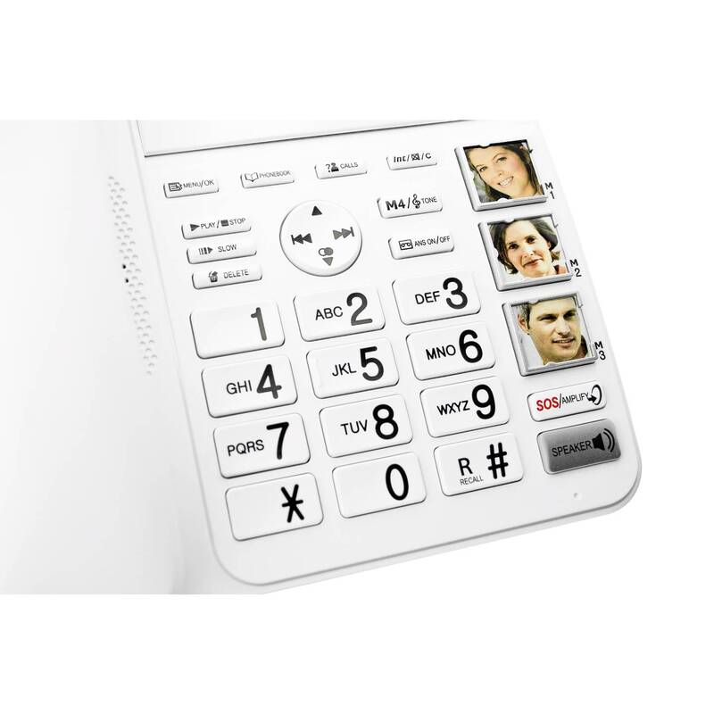 Geemarc AMPLIDECT 595 COMBI Schnurgebundenes Seniorentelefon Anrufbeantworter - 3521350009330