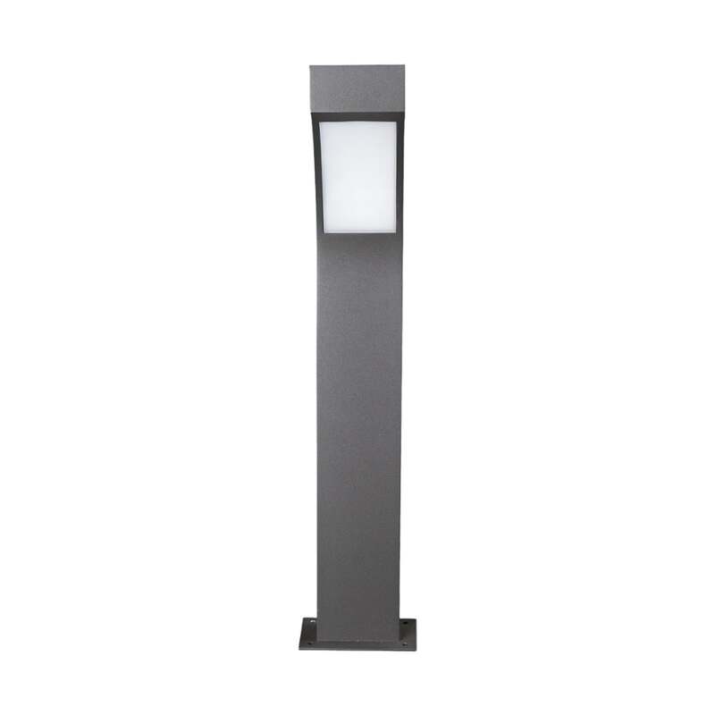Lucande LED Sockelleuchte Gartenleuchte Lennik anthrazit 60cm IP54 4,2W 450lm - 6291105702676