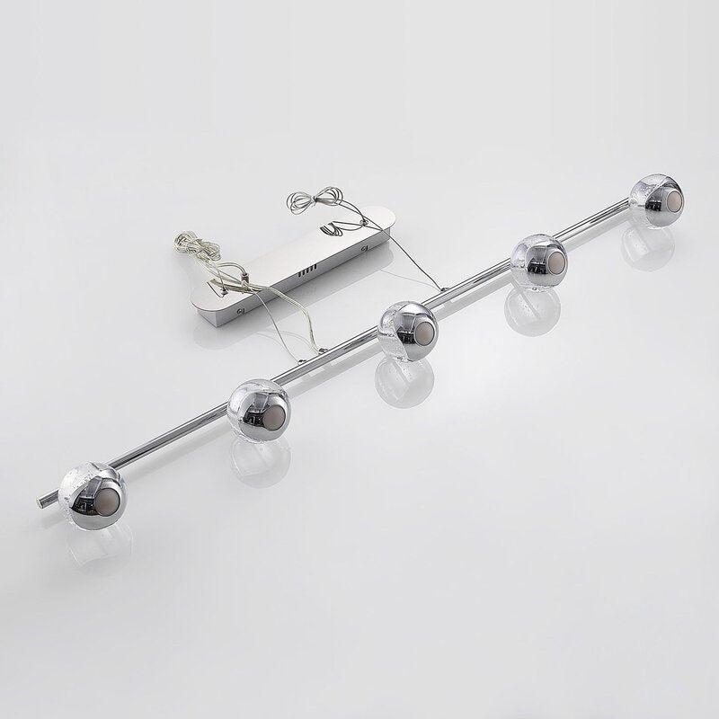 Lucande Pendelleuchte Hängeleuchte LED chrom klar Stahl Glas Leuchtmittel inklus - 4251911744002