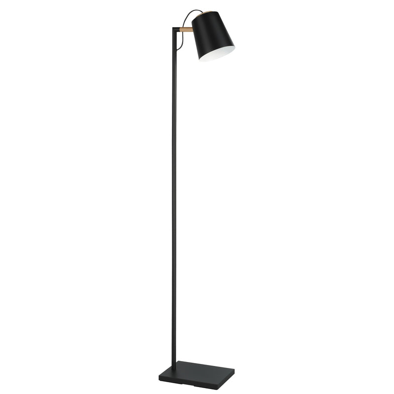 Eglo Stehleuchte Lacey, Höhe 159,5 cm schwarz Stahl Stehlampe Leuchte Lampe Spot - 9002759436148