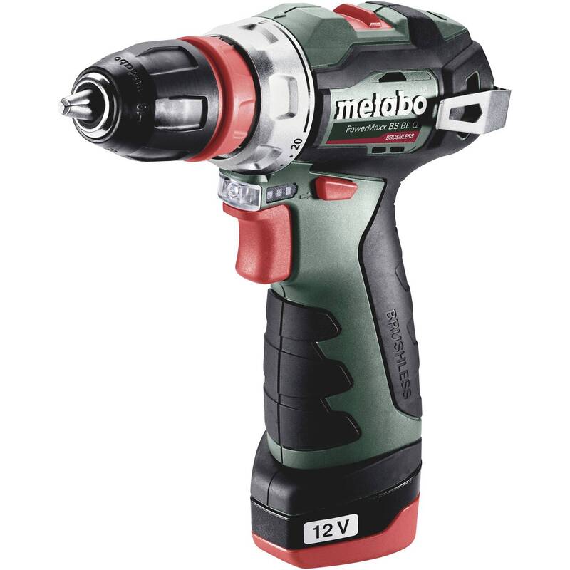 Metabo Akku-Bohrschrauber PowerMaxx BS BL Q 12V 2Ah Li-Ion 2 Akkus 20Nm - 4061792217843