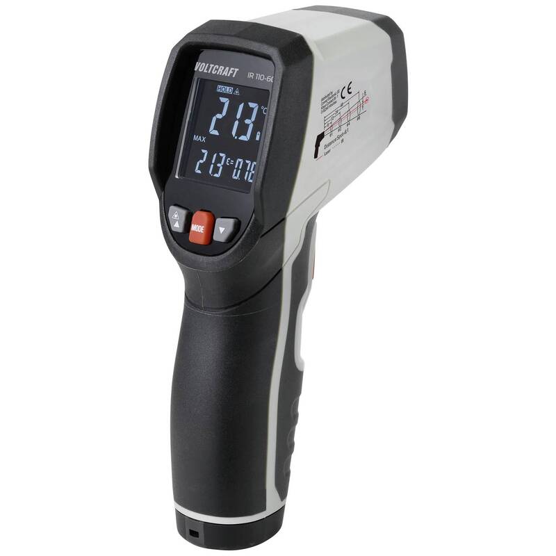 VOLTCRAFT IR 110-6C Infrarot-Thermometer 0-110°C präzise Messung 300ms Reaktion - 4064161318011