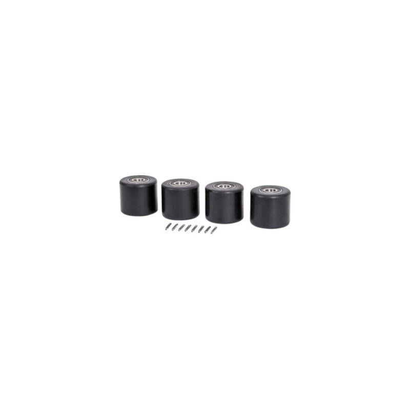 Stier Tandem-Lastrollen Nylon Set 2500kg Tragkraft 70x80x80mm Hubwagen Rollen - 4251709626725