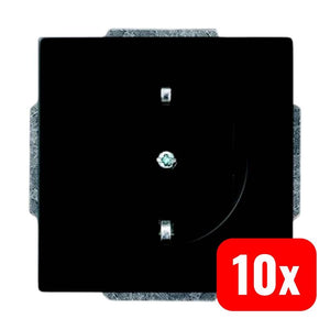 B-Ware ABB Geräteeinsatz IP20 Schwarz 250V 16A Schraubbefestigung 71x40mm kompakt
