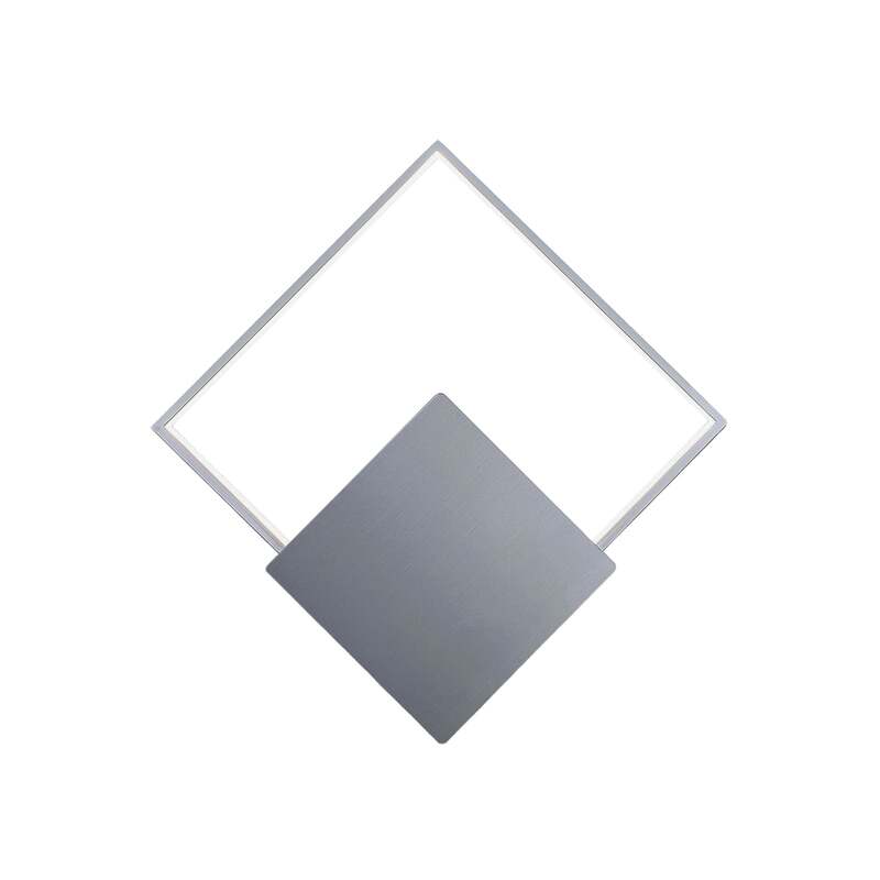 Lindby Wandleuchte Wandlampe LED Anays Square Weiß Polycarbonat Metall Alumin645 - 4251096558203