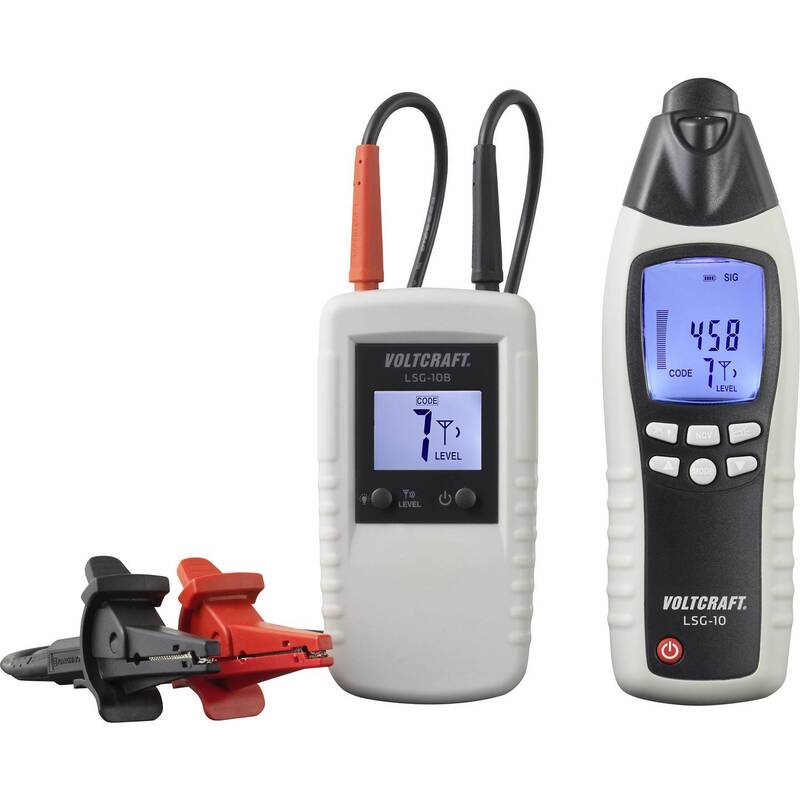 Voltcraft Leitungssucher LSG-10 Kabelsuchgerät mit digitaler Anzeige und Signal - 4016138628869