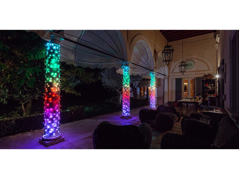 Twinkly Lichterkette 600 LEDs 48m LED Dekolicht für Innen und Außen Bluetooth - 8056326678579
