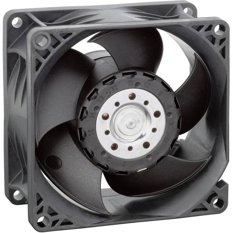 EBM Papst Axiallüfter Ventilator 24 VDC 222 m³h 80 x 80 x 38 mm Lüfter Lüftung - 4064161039022