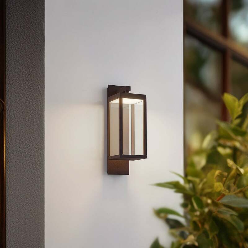 Lucande LED-Außenwandlampe Ferdinand rost Aluminium IP54 10,8 W 1350 lm - 4251911798234