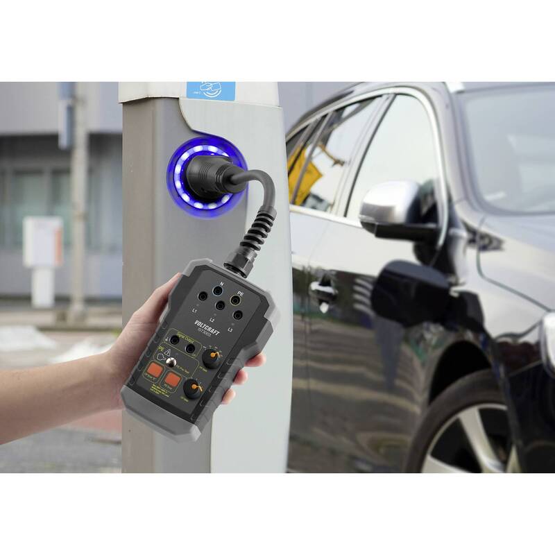 Voltcraft EVSE Tester IST 3003 Adapterstecker für Wallbox eMobility Prüfer EAuto - 4064161311104