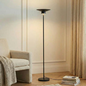 B-Ware Lindby Stehleuchte Stehlampe LED schwarz Metall Wohnzimmer Esszimmer Norvind