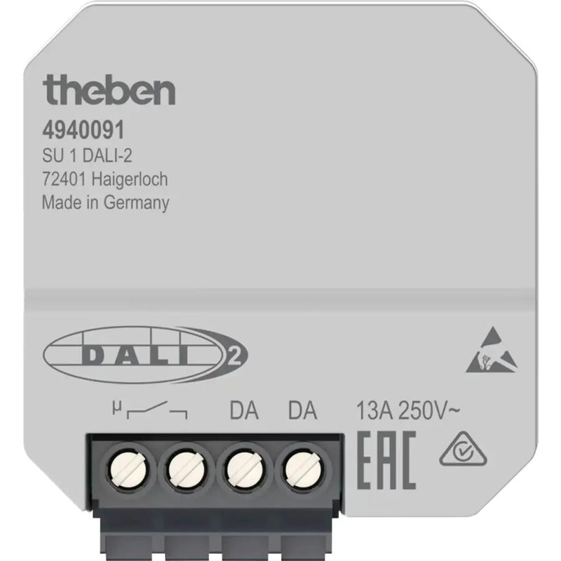 Theben Schaltaktor DALI-2 1500W Unterputz Schaltrelais Smart Home 230V AC - 4003468491560