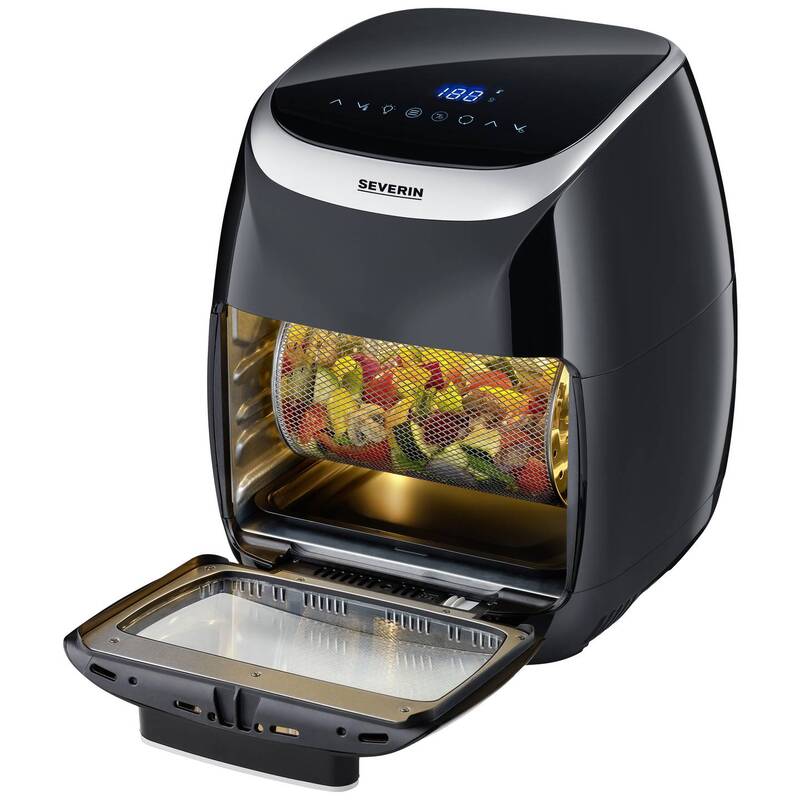 Severin Fritteuse FR 2446 Heißluftgarer Airfryer Heißluftfunktion schwarz 11L - 4008146041747