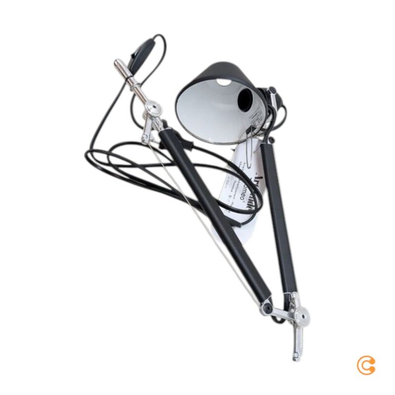 Designer Tischleuchte Tolomeo Micro Lampe E14 höhenverstellbar schwarz 73cm - 8052993017994