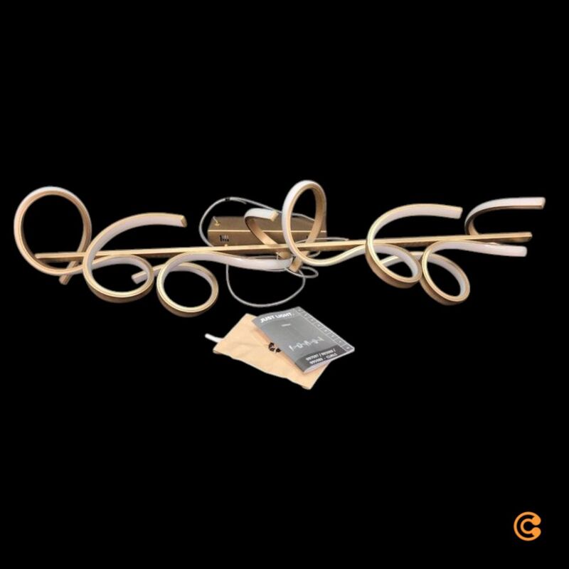 JUST LIGHT Pendelleuchte Hängeleuchte LED Curls Messing Metall dimmbar 99 cm988 - 4043689959890