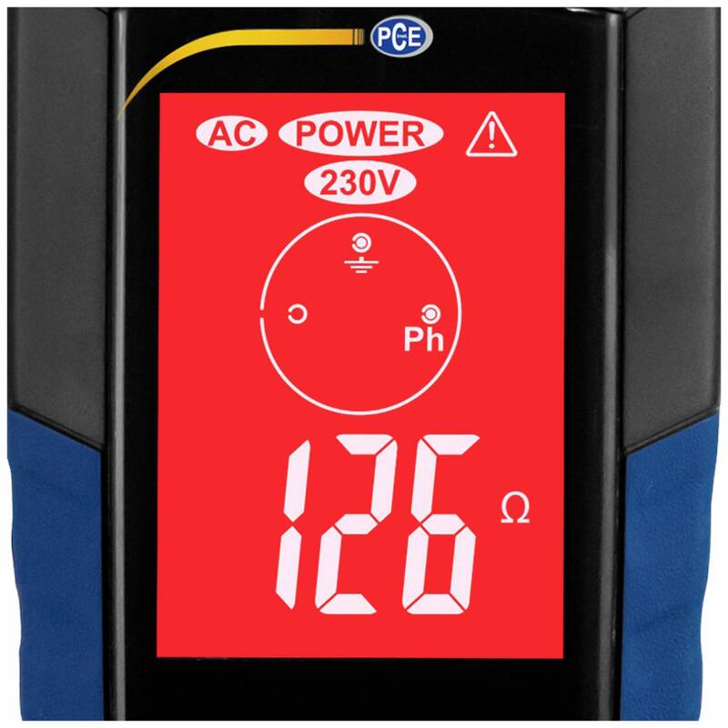 PCE Instruments Erdungsmesser PCE-ECT 50 Erdungsprüfer IP40 0-2000Ω Messgerät - 4250348717511
