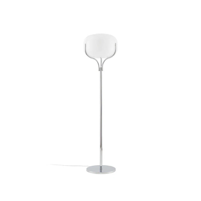 Christo Stehleuchte Stehlampe 160cm LED Lampe Leuchte chrom/weiß Glas elegant - 4255830911309