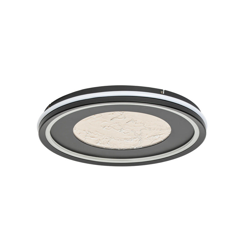 Lucande Deckenleuchte Deckenlampe LED Tillian schwarz gold dimmbar 50cm warmweiß - 4255830906428