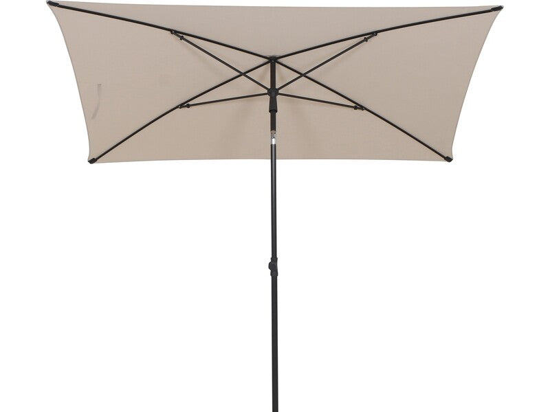 Siena Garden Gartenschirm City 210cm x 140cm Natur Sonnenschirm mit - 4055938415750
