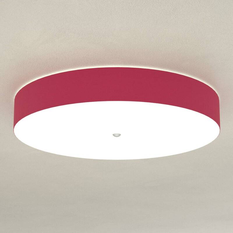 Hufnagel Deckenleuchte Lampe Alea Rubinrot Chintzschirm Acrylglas Wohnraum - 4011868911335