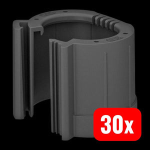 30x B-Ware OBO Bettermann Montagezubehör Rohrendtülle Kunststoff schwarz 50mm 1 Stück