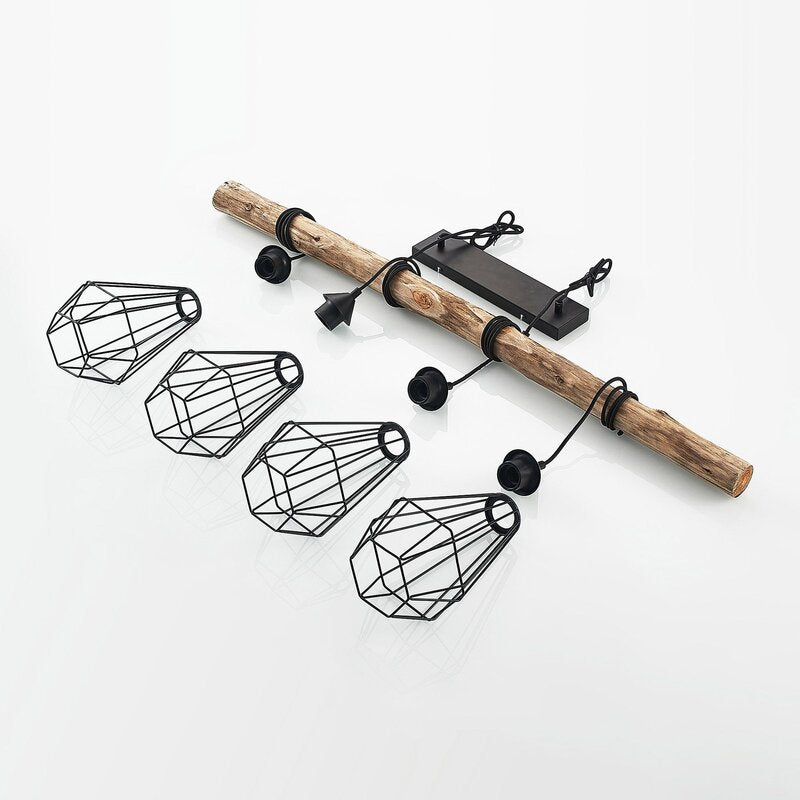 Lindby Eldarion Hängeleuchte Pendelleuchte Deckenlampe Lampe Leuchte 4-flmg 228 - 4251096581133