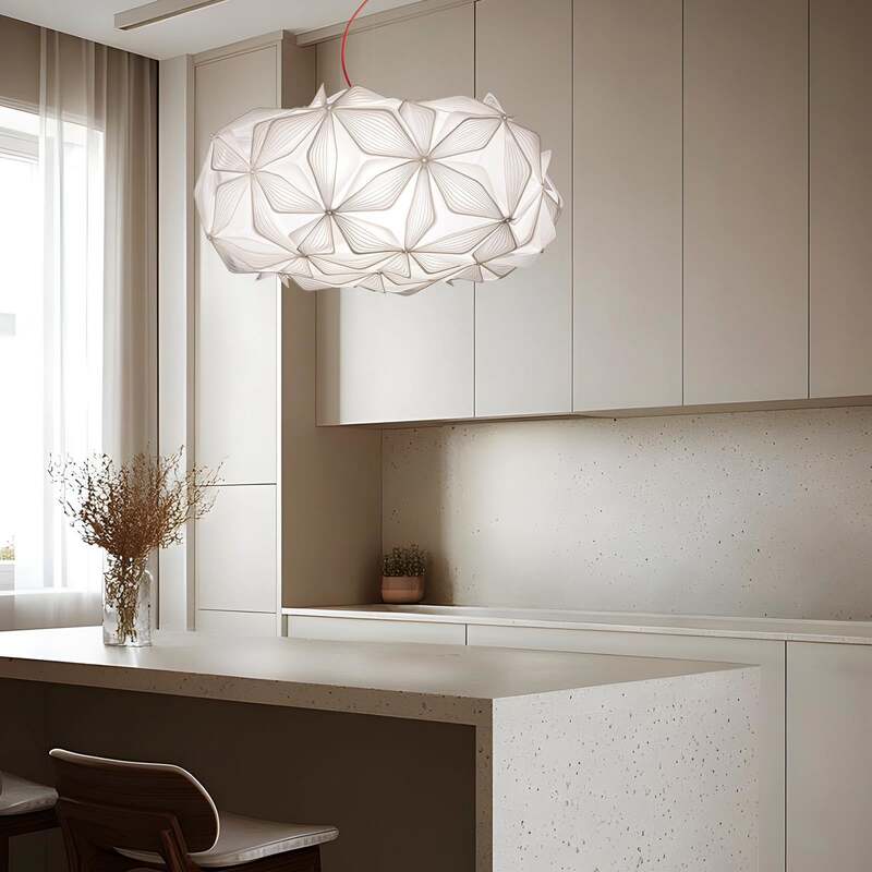 Slamp Pendellampe Hängeleuchte C'EST LA VIE LED dimmbar weiß Ø53cm Kabel - 0000010054216