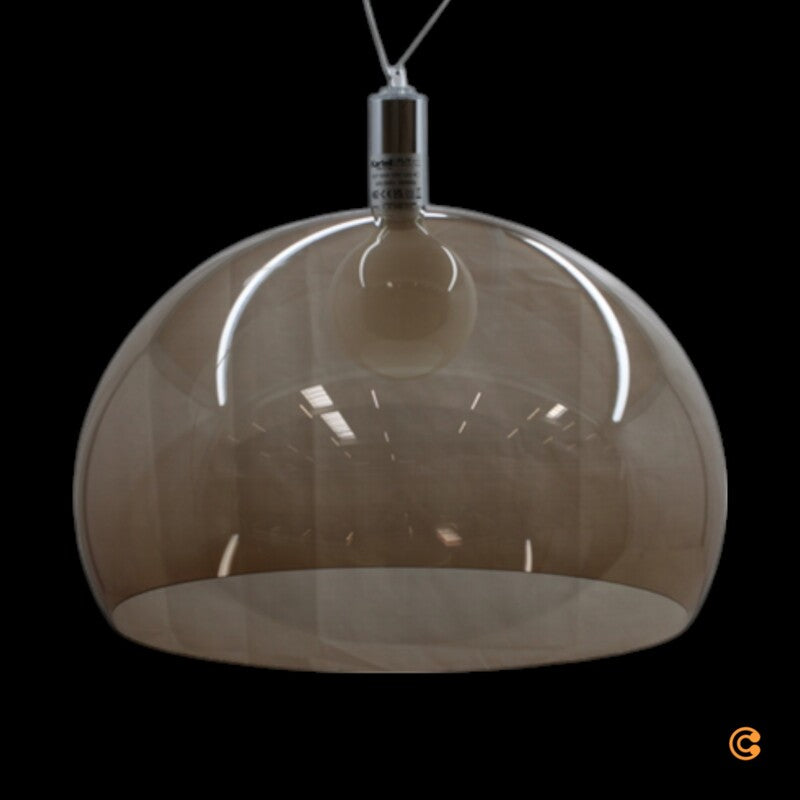 Kartell FL/Y Hängeleuchte Ø52cm braun Hängelampe Lampe Leuchte Deckenlampe E987 - 8058967332933