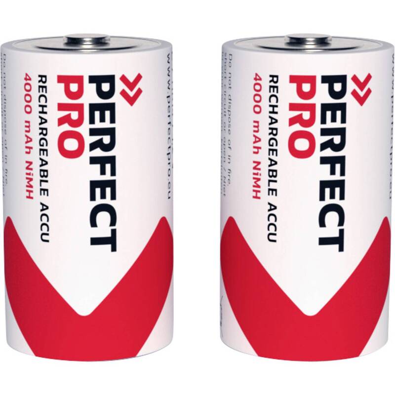 PerfectPro Baby (C)-Akku NiMH 4000 mAh 1.2 V 2 Stück wiederaufladbar HR14 Akku - 8719689465377
