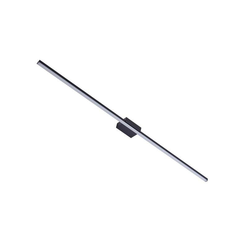Lucande LED-Spiegellampe Kivana schwarz 120cm IP44 warmweiß universalweiß - 4251911776461