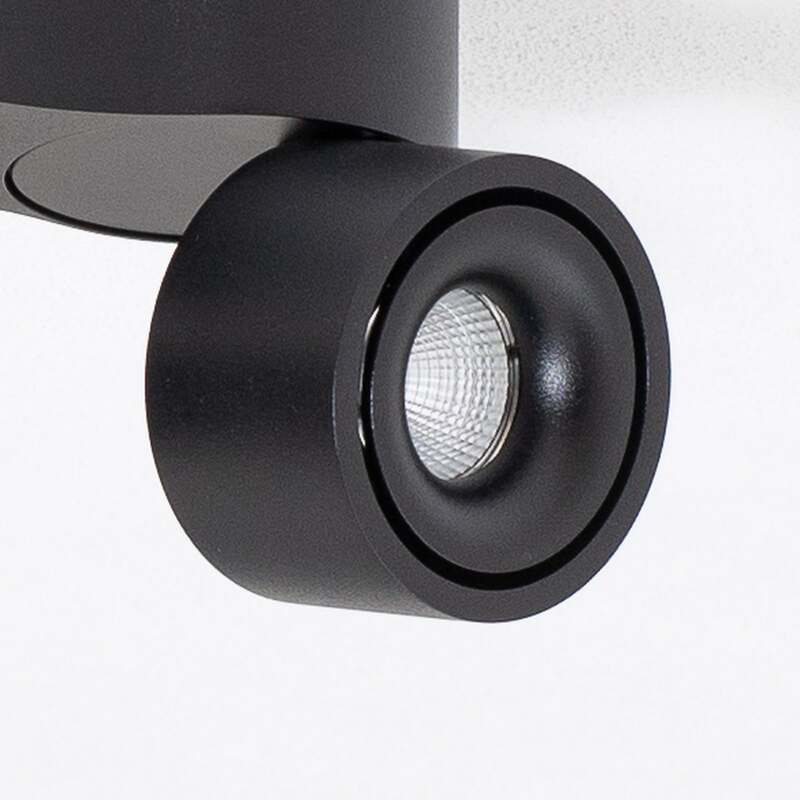 Arcchio Deckenstrahler Rotari LED Strahler dimmbar schwarz 1240lm 2-flg 34° - 4251911785463