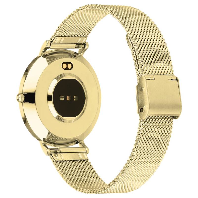 Smartwatch SIONA 2 Nano Citrin Gold IP68 AMOLED für iOS Android XCOAST - 4260449578324