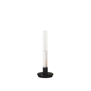 B-Ware Santa Cole Sylvestrina LED Akkuleuchte Tischlampe Akku weiß transparent Lampe