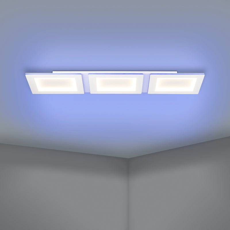 EGLO Deckenleuchte Deckenlampe LED weiß Stahl connect Padrogiano App steuer69 - 9008606244171